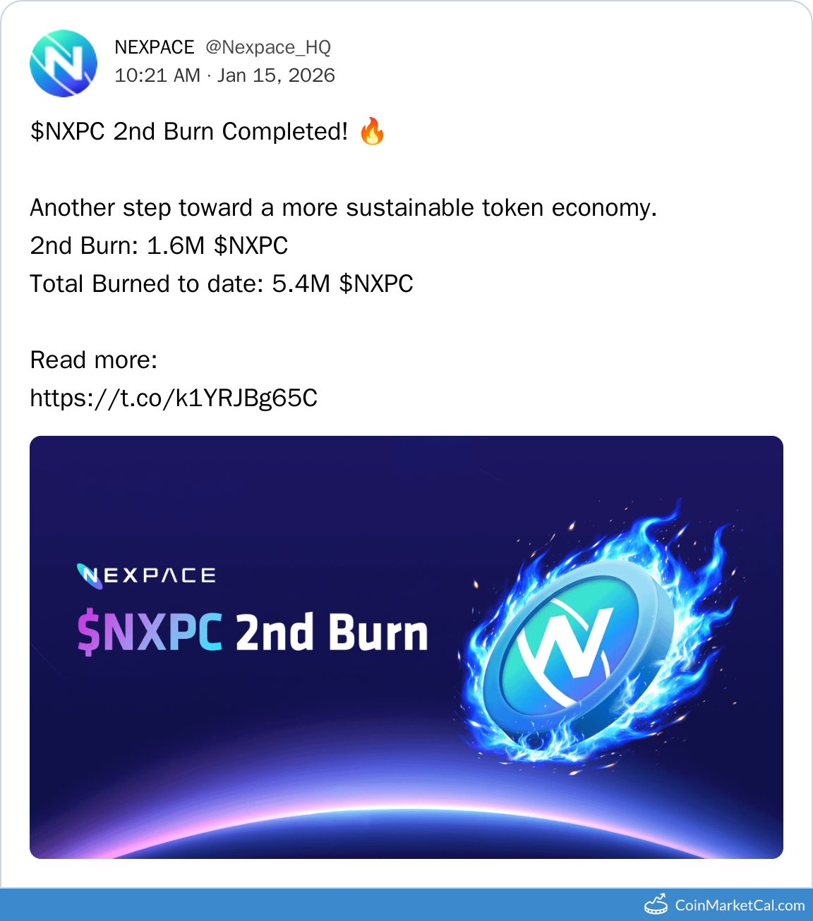 2nd Token Burn