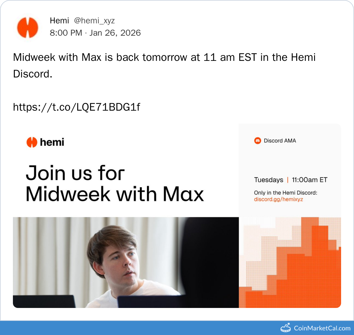 Midweek with Max