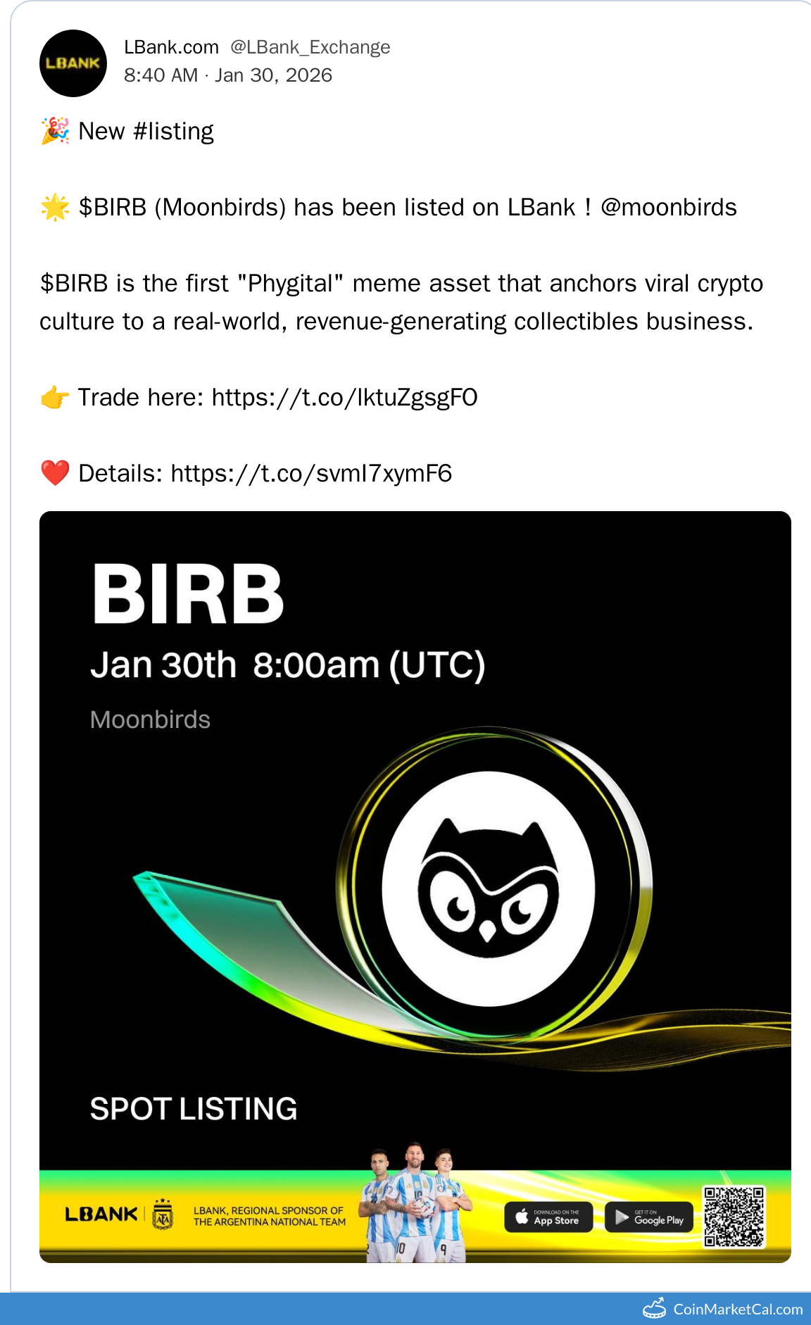 LBank Listing