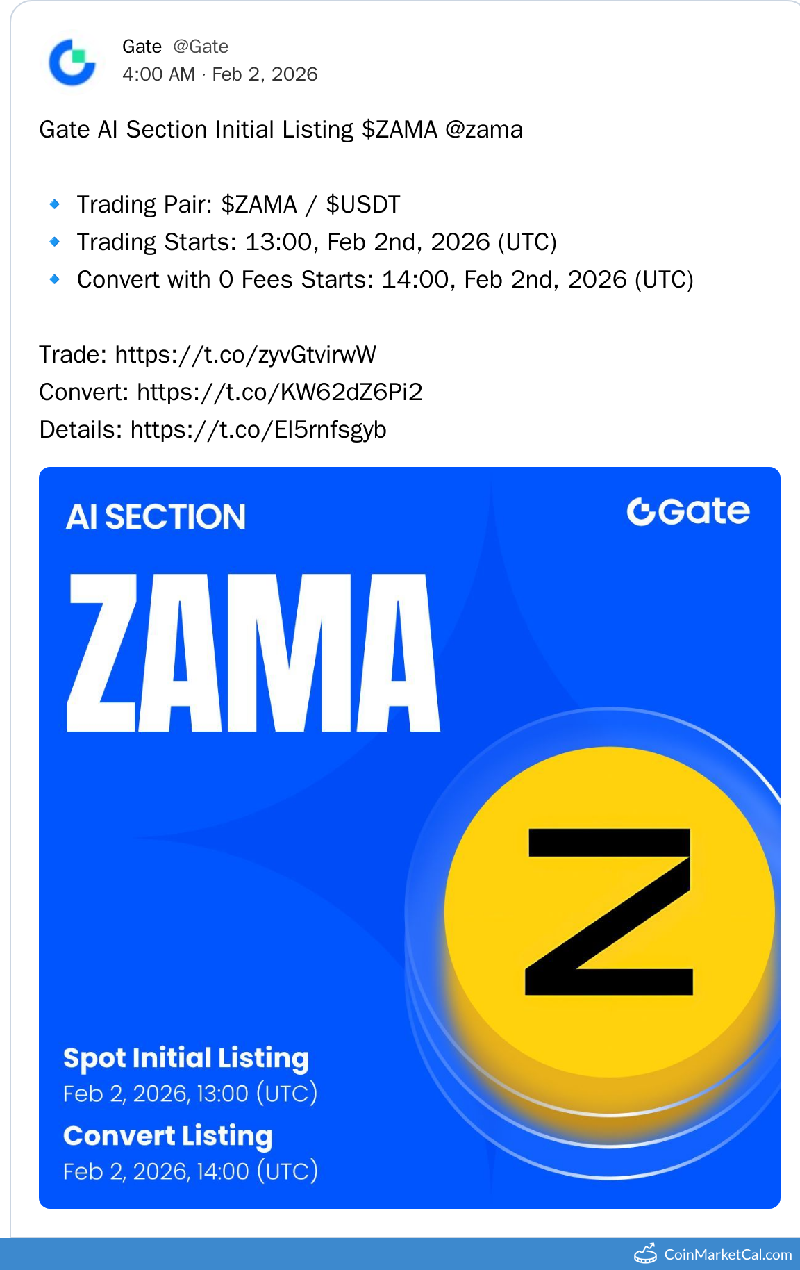 Gate Listing
