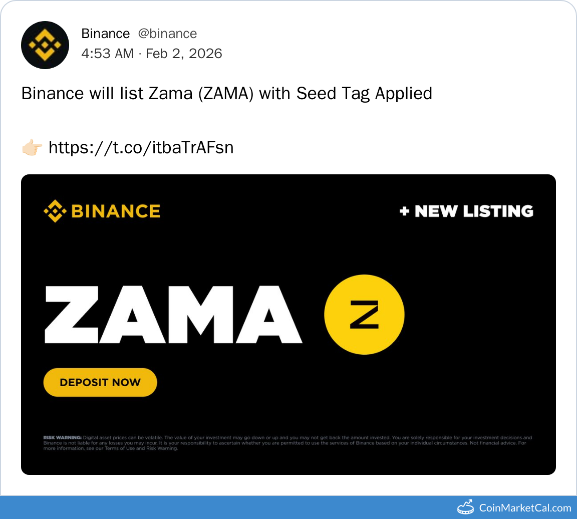Binance Listing