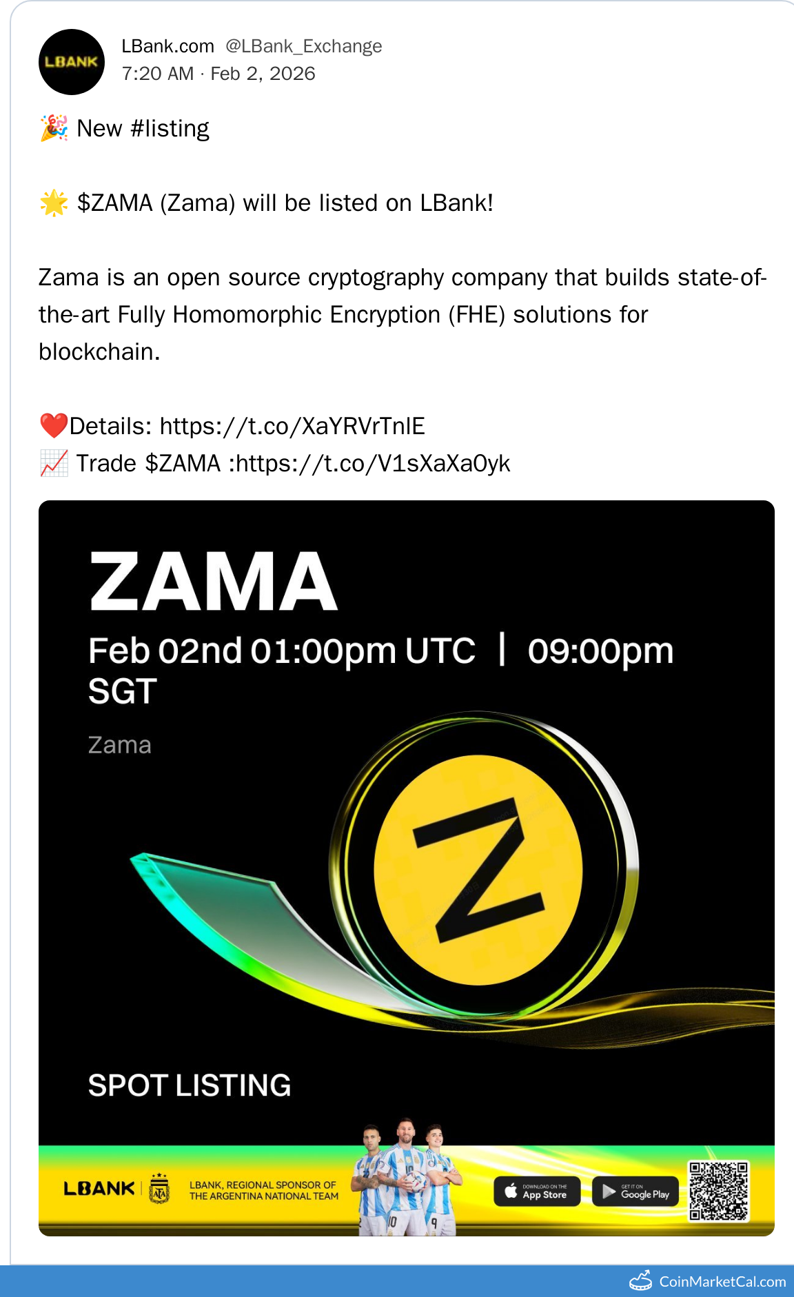 LBank Listing