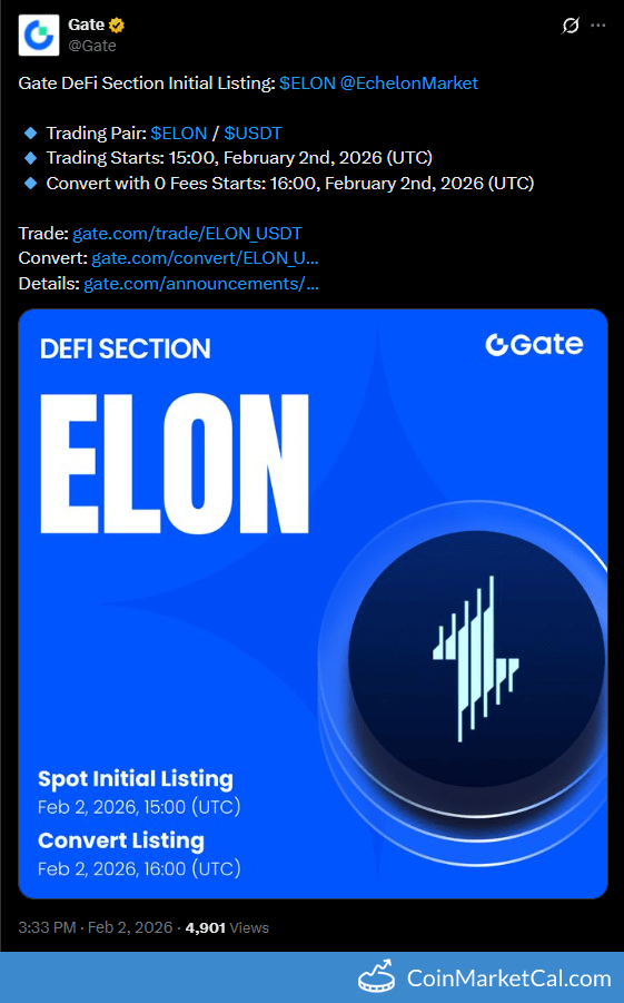 Gate.io Listing
