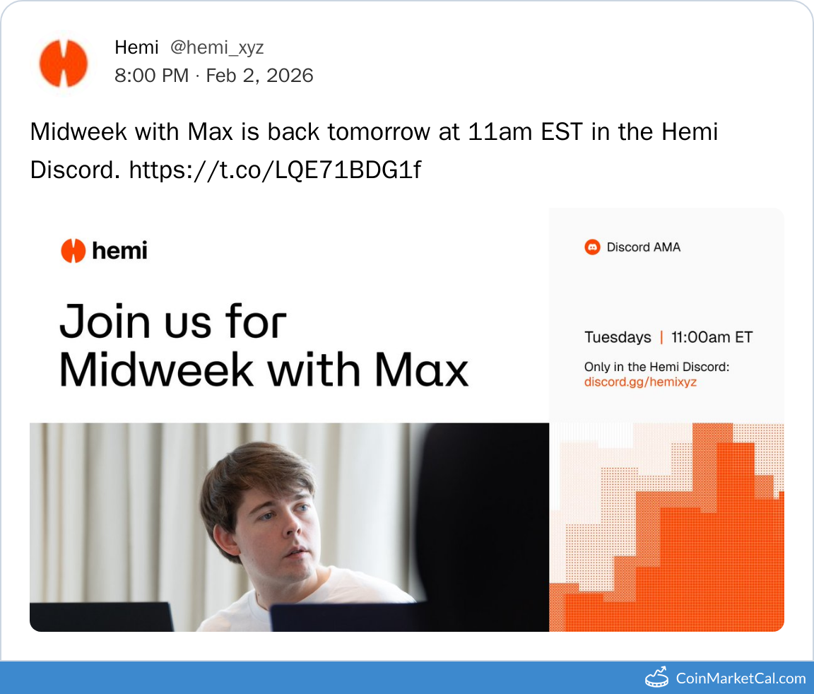 Midweek with Max