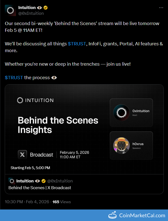 Behind the Scenes Stream