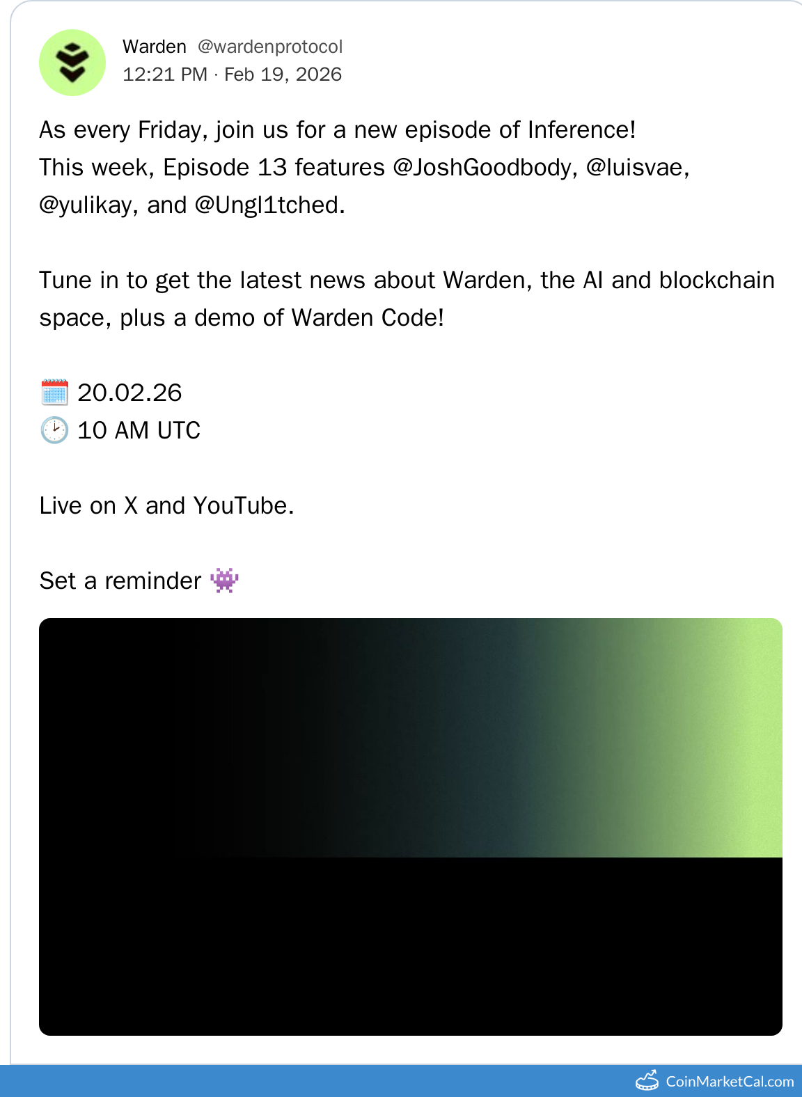 Inference Ep 13 Live