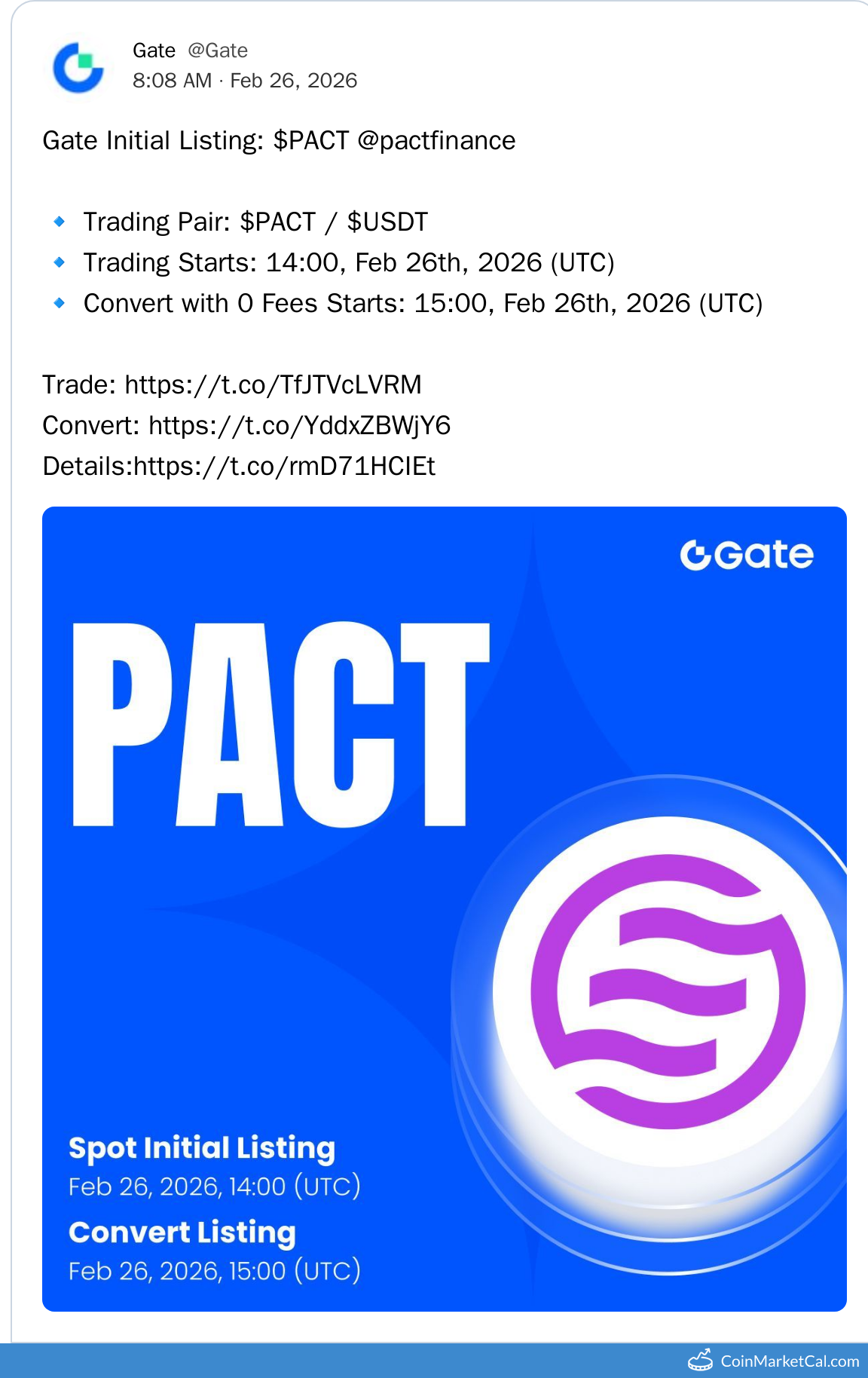 Gate.io Listing