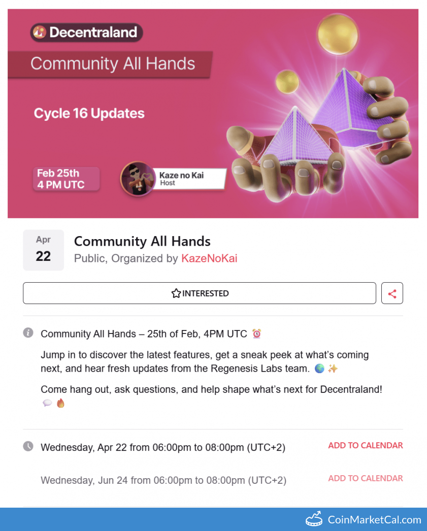 Community All Hands
