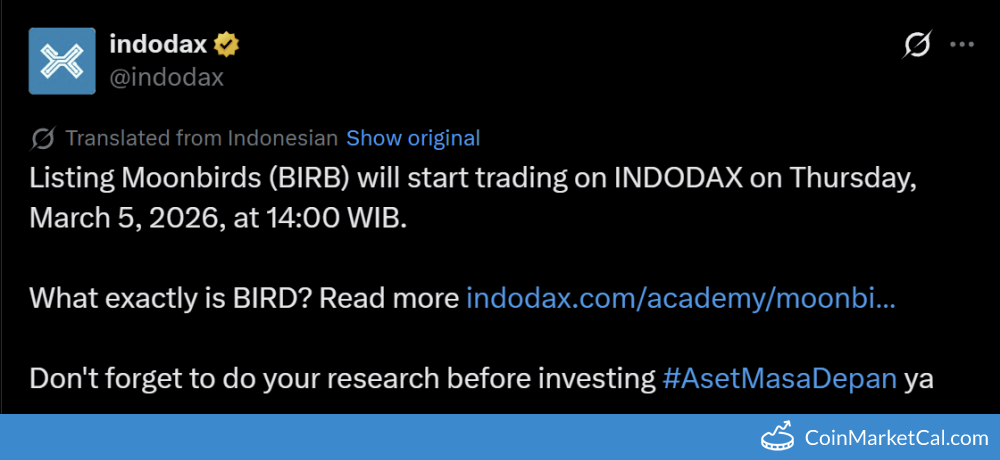 INDODAX Listing