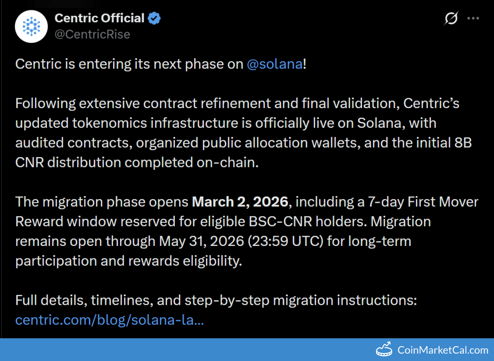 Migration to Solana