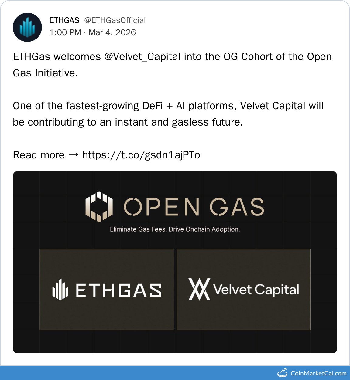 Velvet Capital Joins OGI