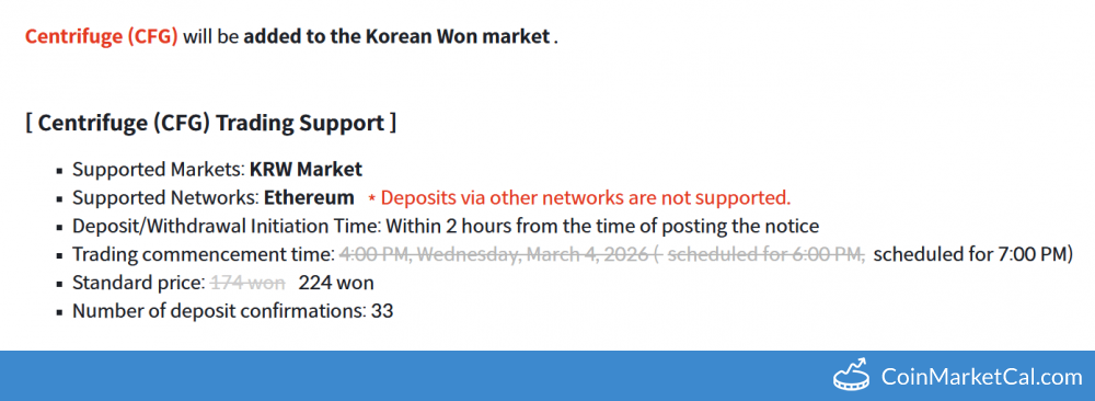 Bithumb Listing