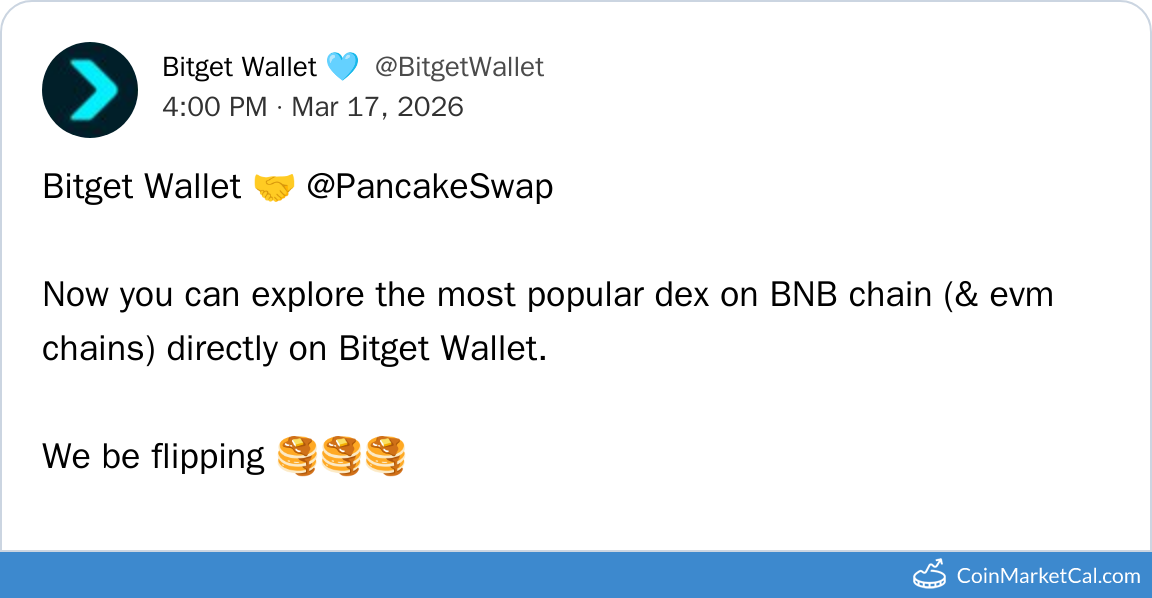 PancakeSwap & BWB Wallet