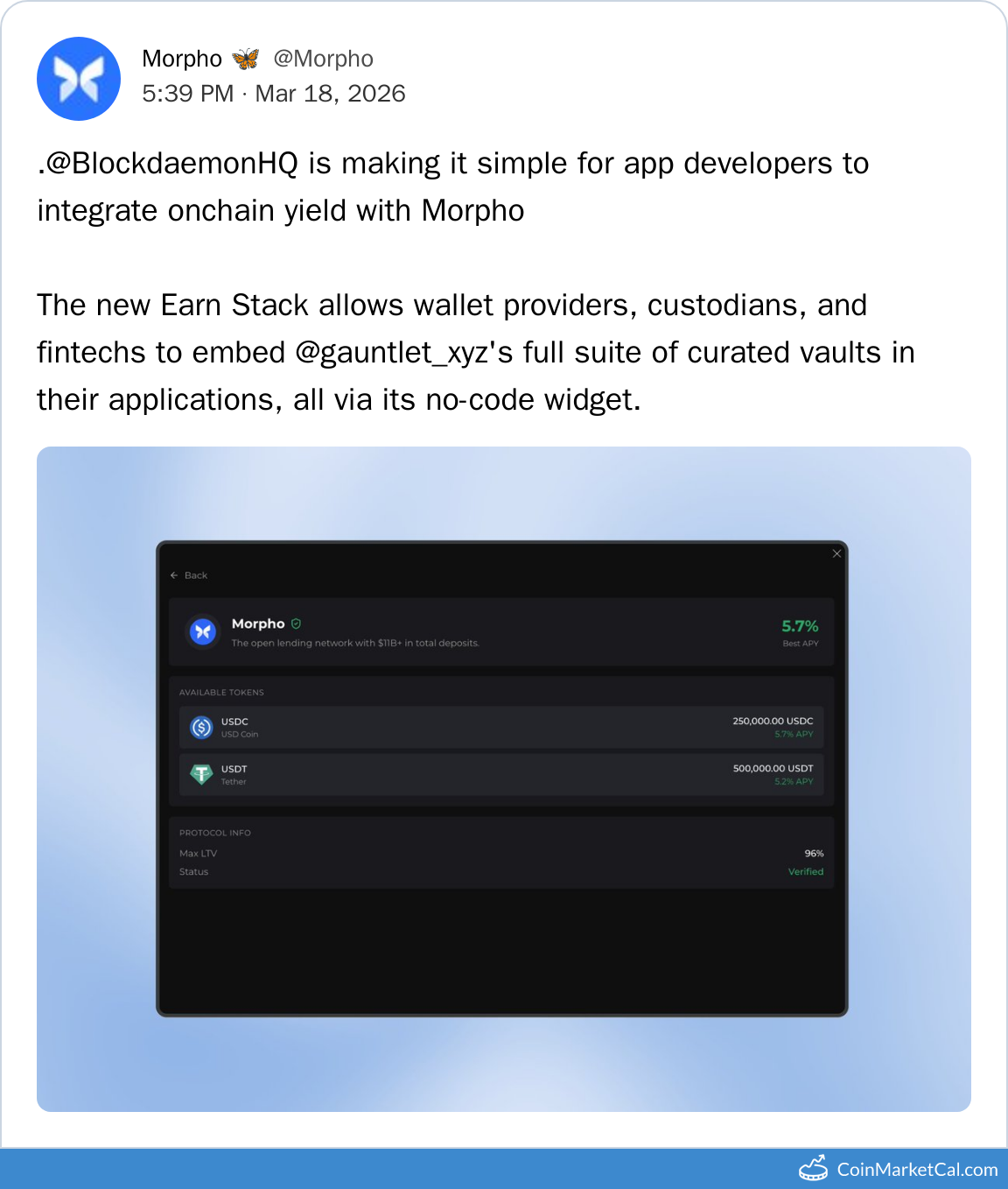 Blockdaemon Earn Stack