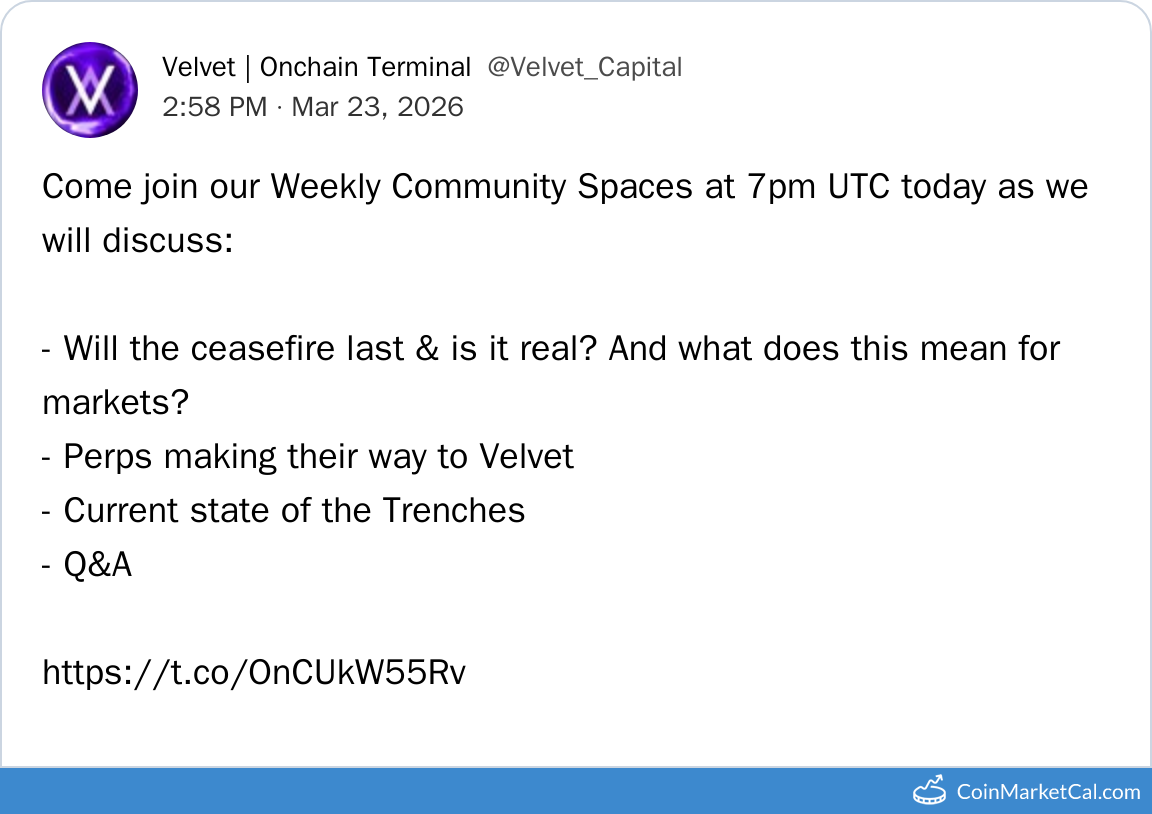 Weekly Community Space
