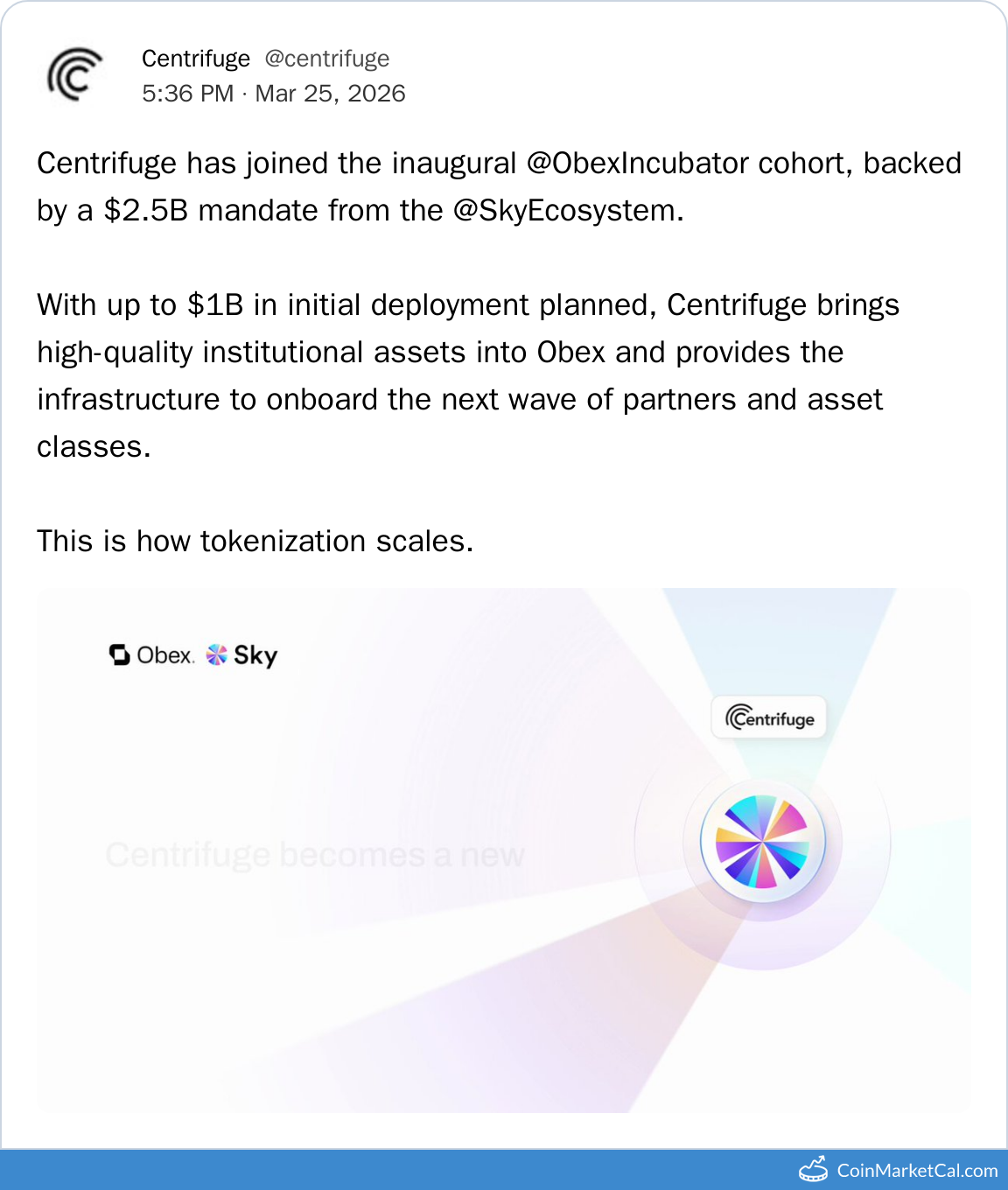 Obex Incubator Cohort
