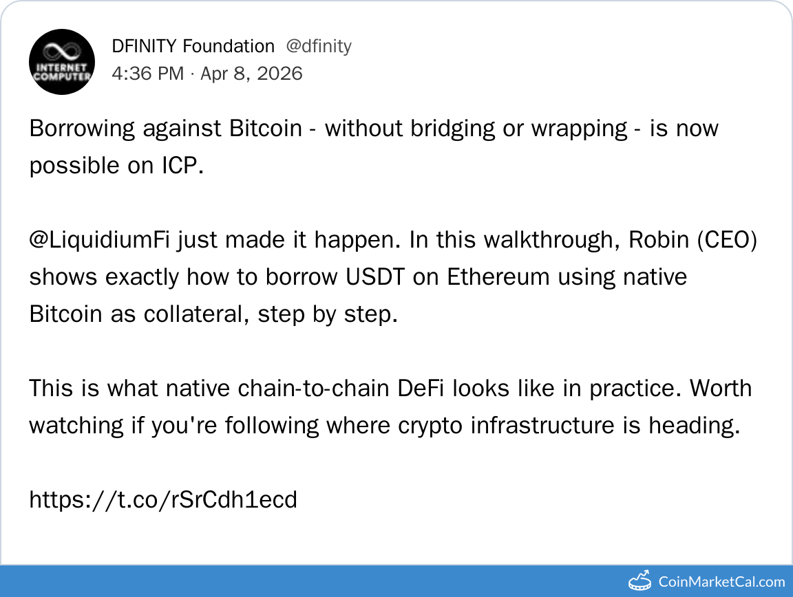 BTC Collateral on ICP