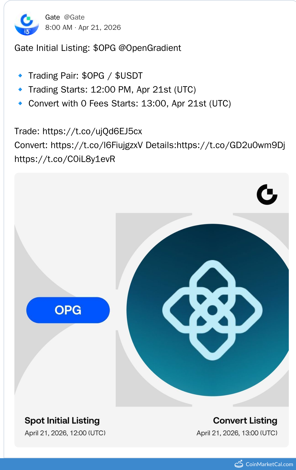 Gate.io Listing