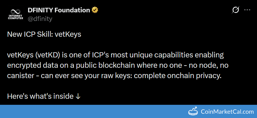 VetKeys ICP Skill