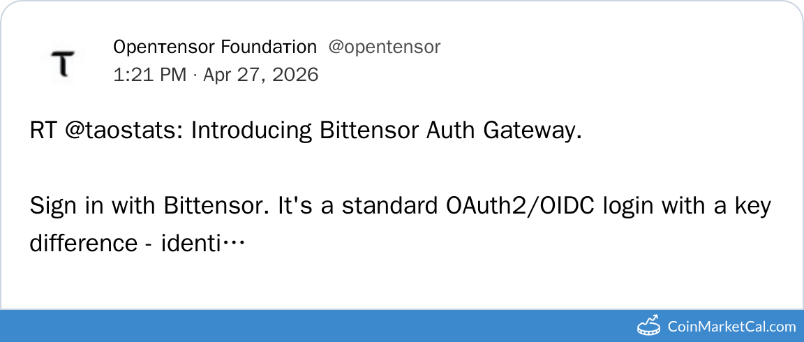 Taostats Auth Gateway