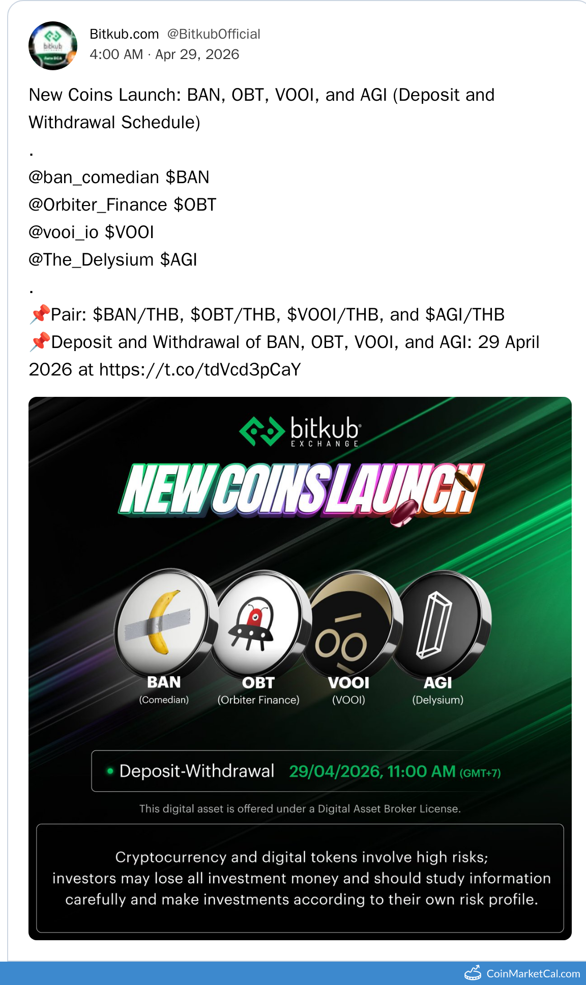 Bitkub.com Listing