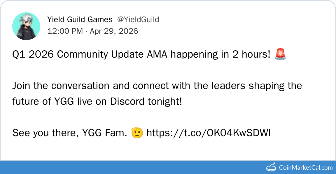 Q1 2026 AMA