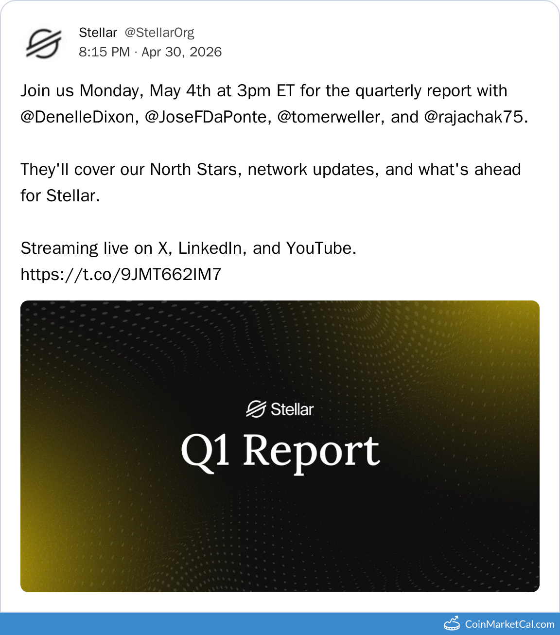 Quarterly Report