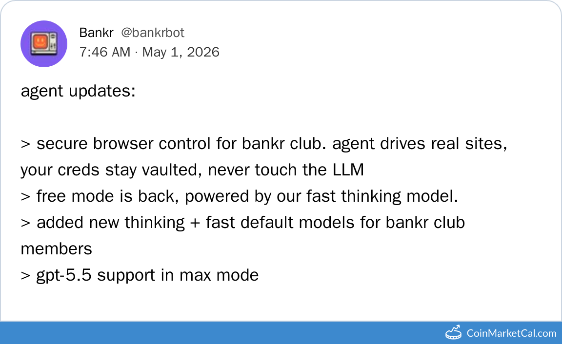 Agent Update & New Modes