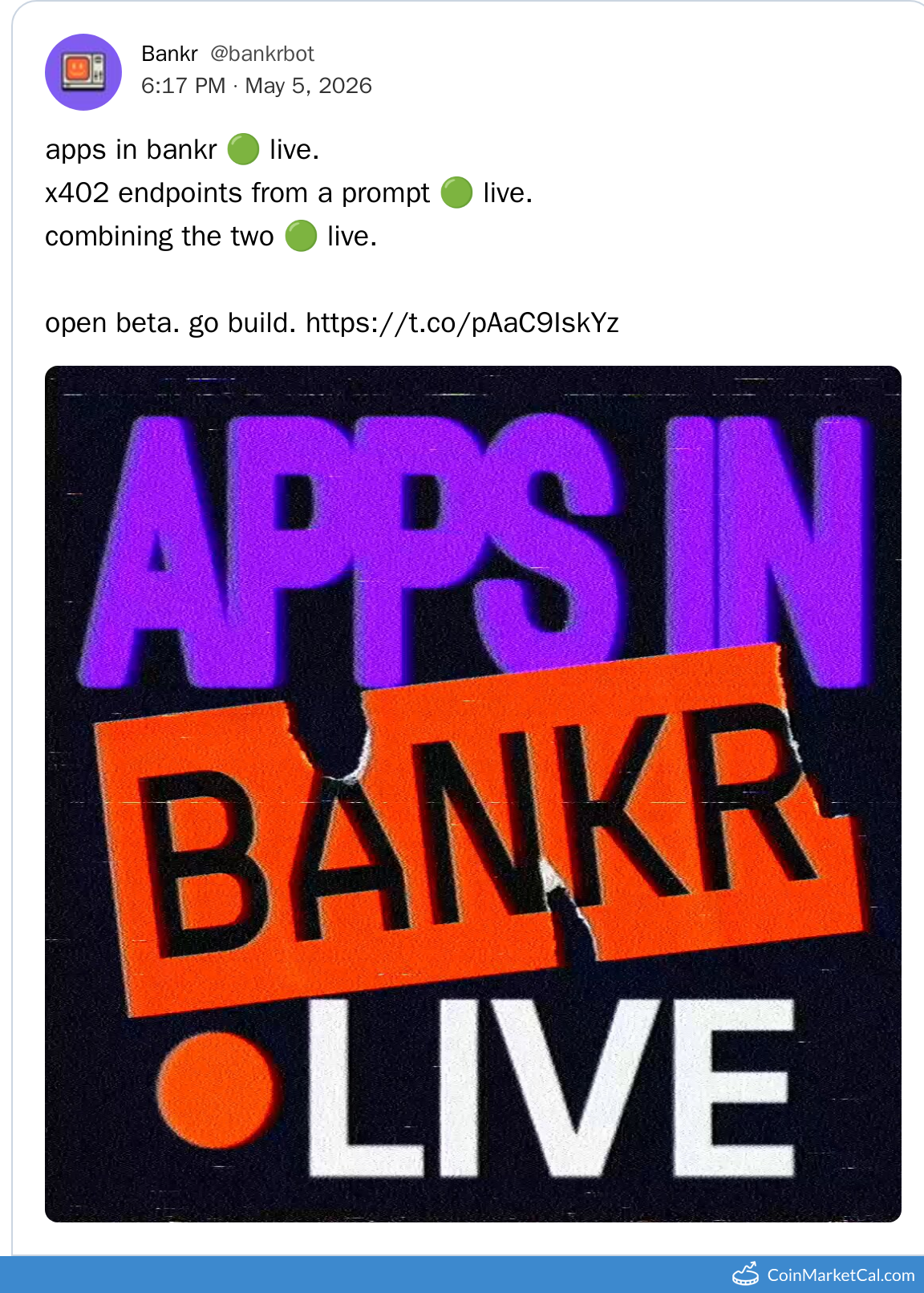 Apps in Bankr
