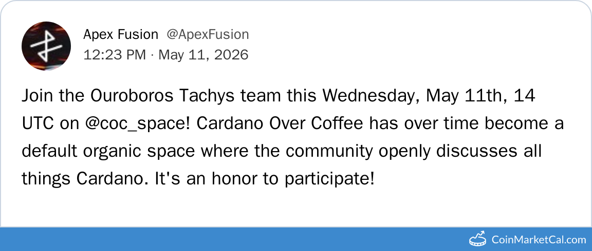Cardano Over Coffee