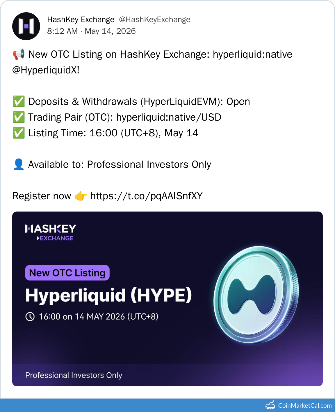 HashKey OTC Listing