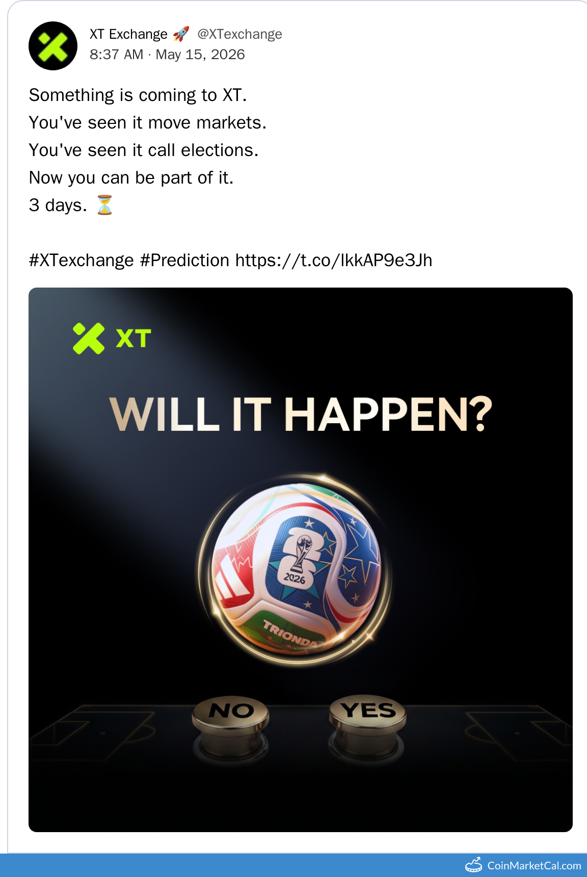 Predictions Announcement