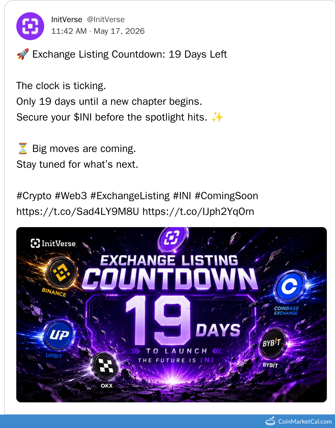Exchange Listing