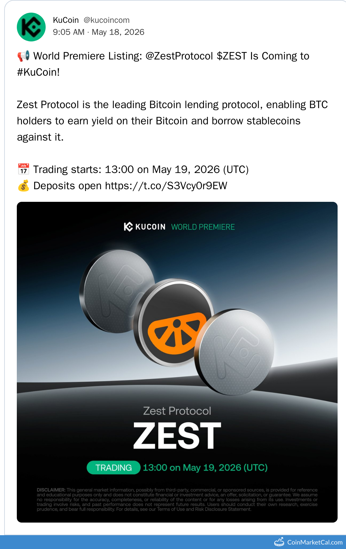 KuCoin Listing