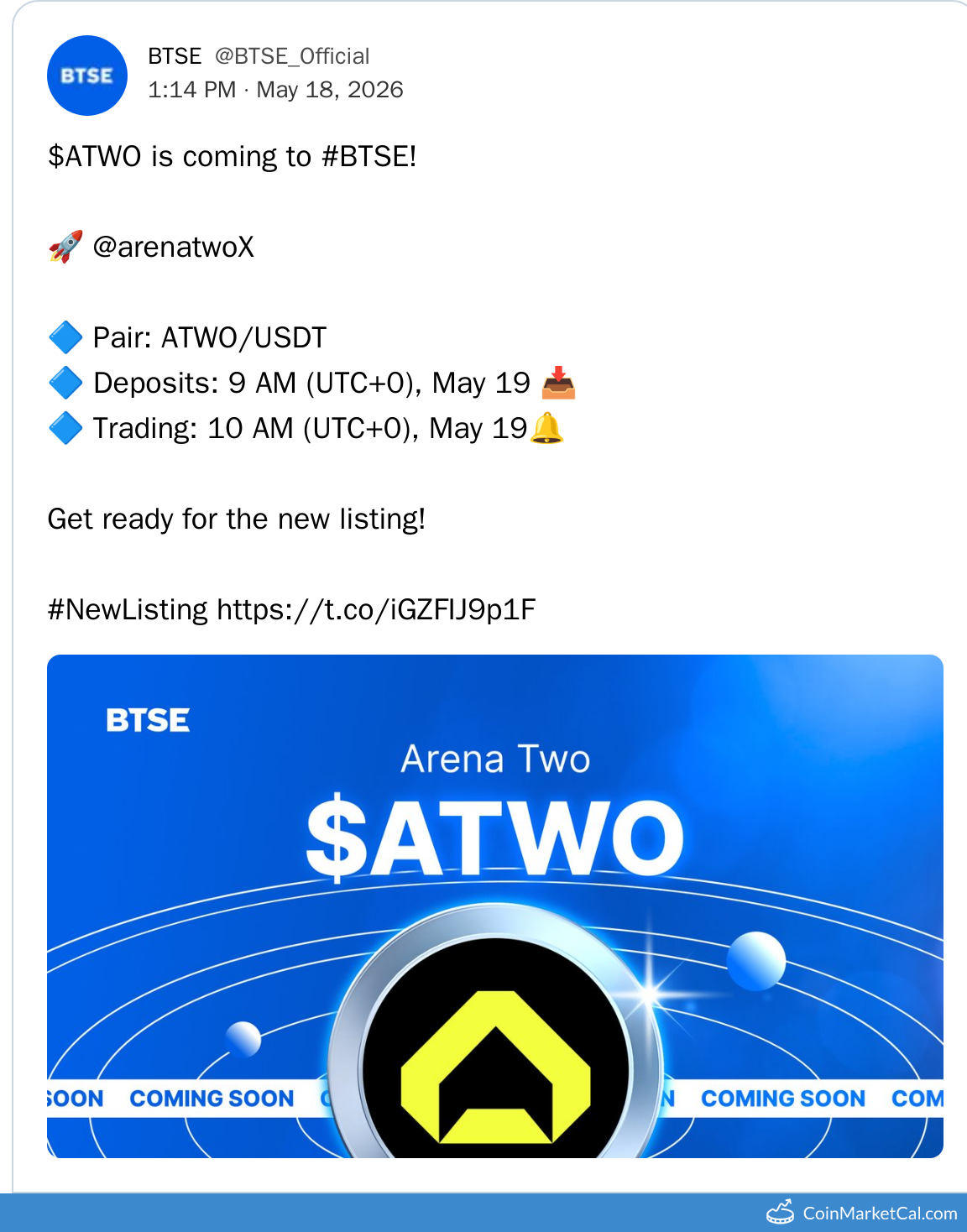 BTSE Listing