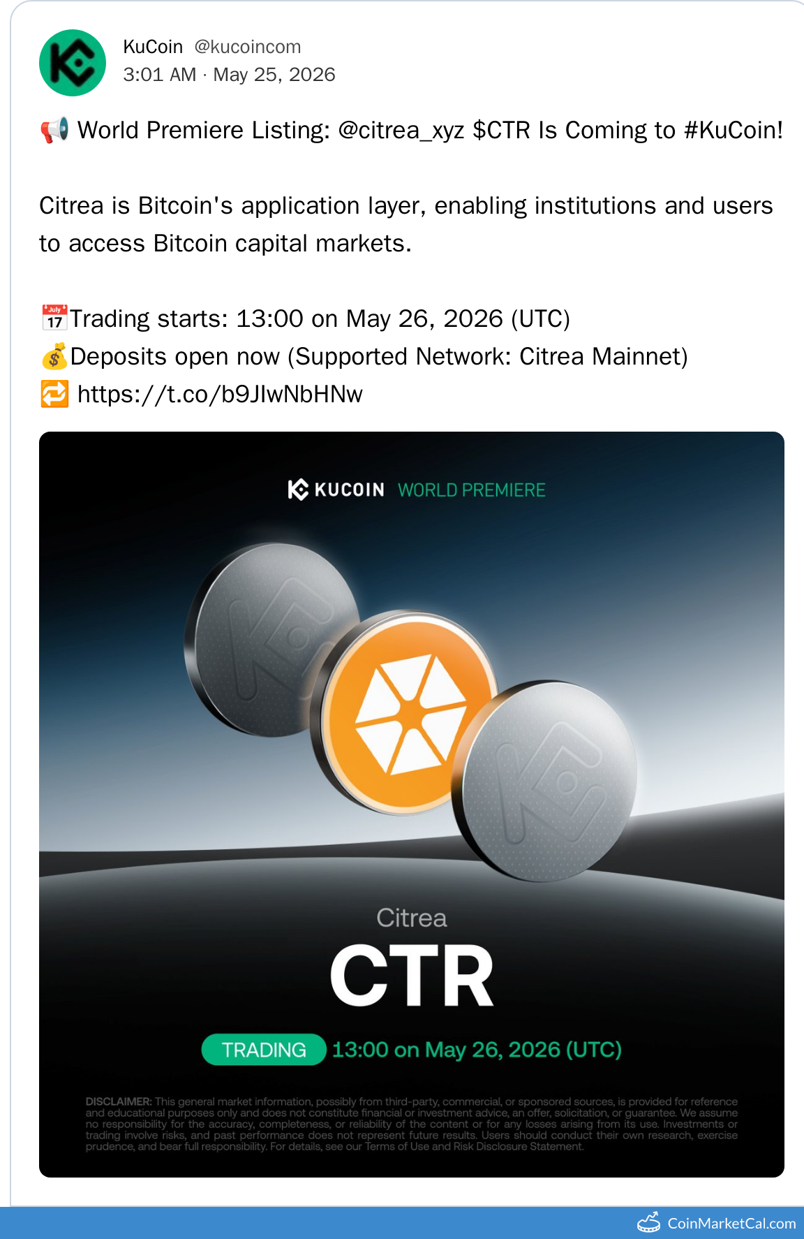 KuCoin Listing
