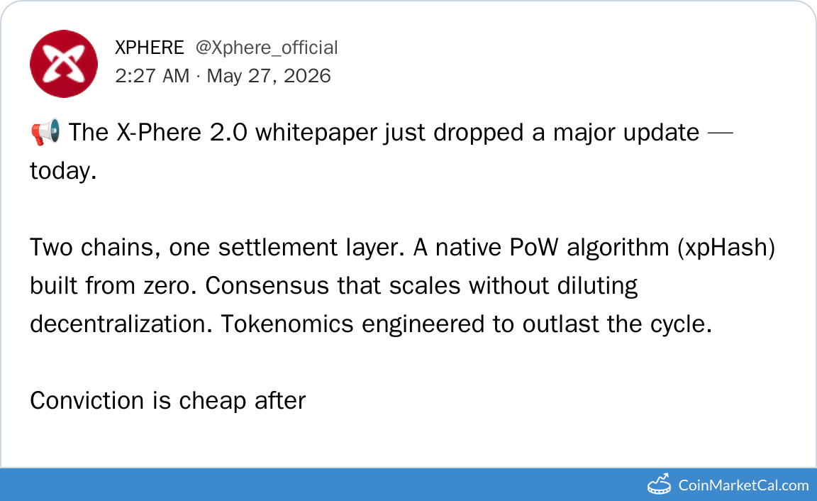 Whitepaper Update