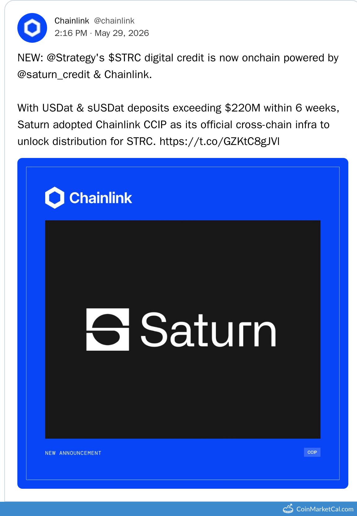 Saturn CCIP Integration