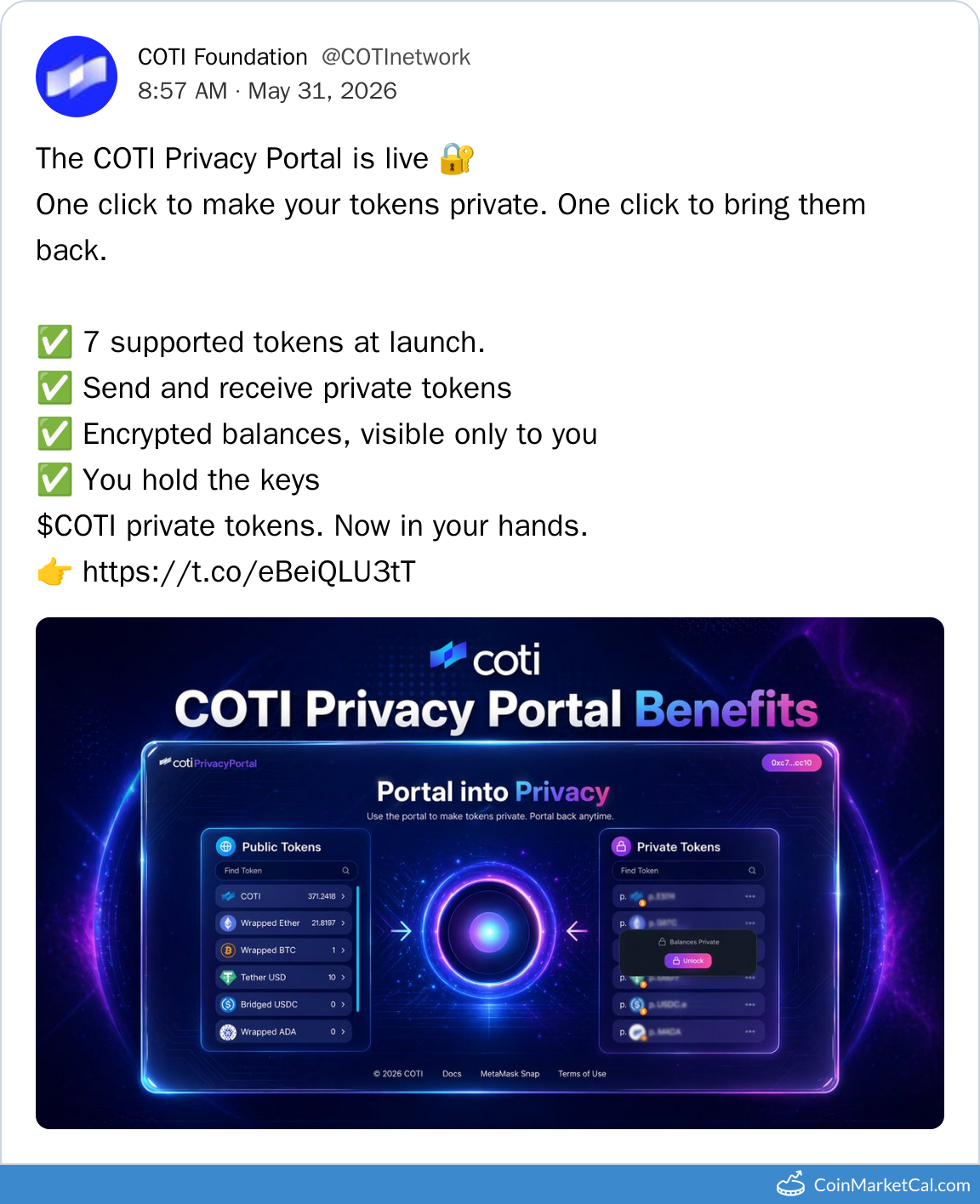 Privacy Portal Launch