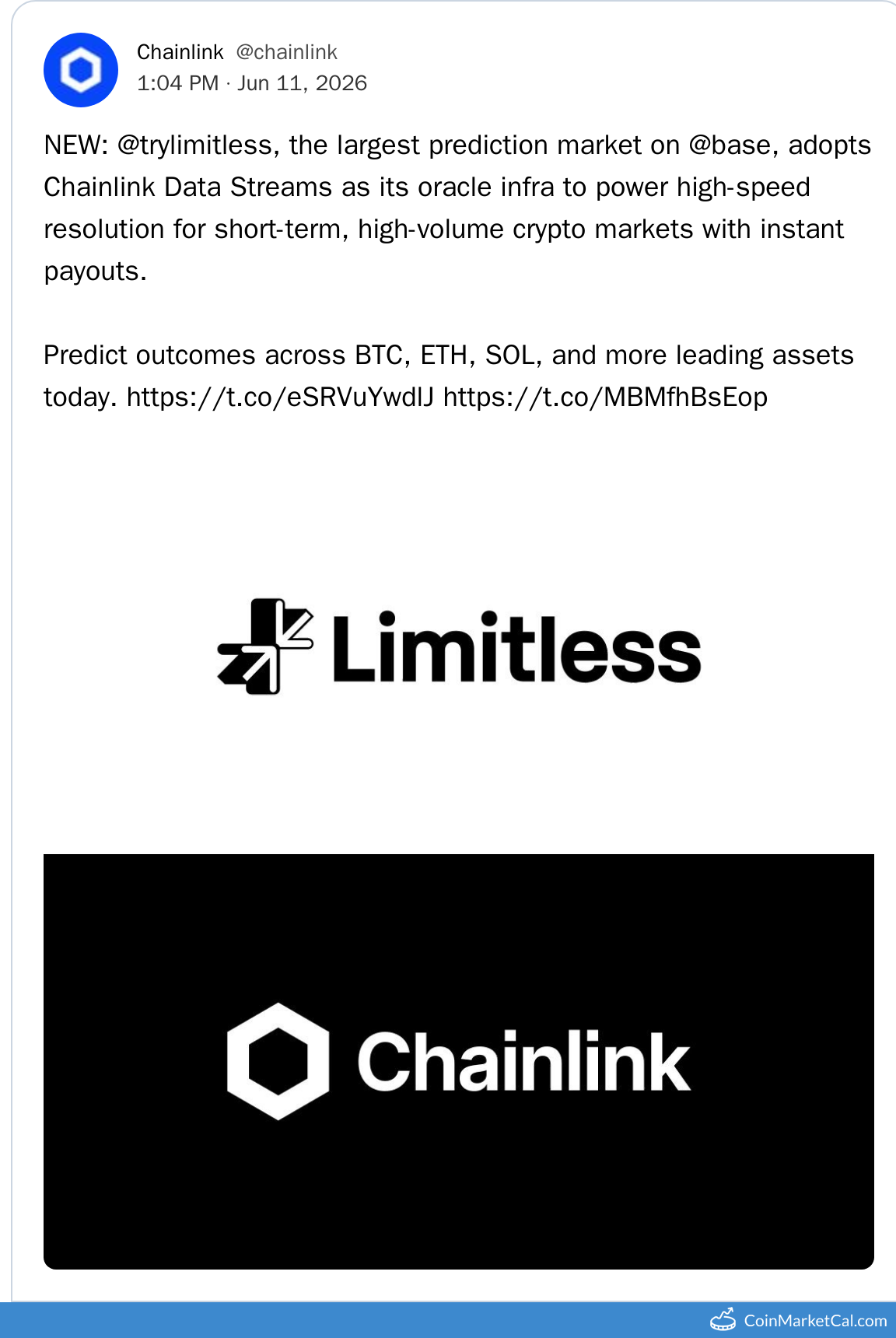 Limitless x Chainlink