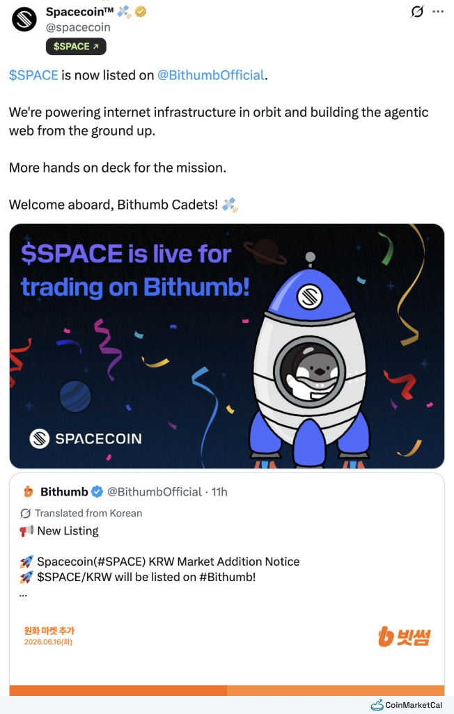 Bithumb Listing