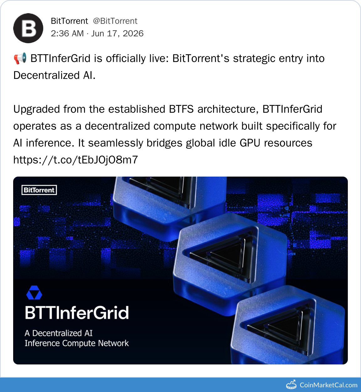 BTTInferGrid Launch