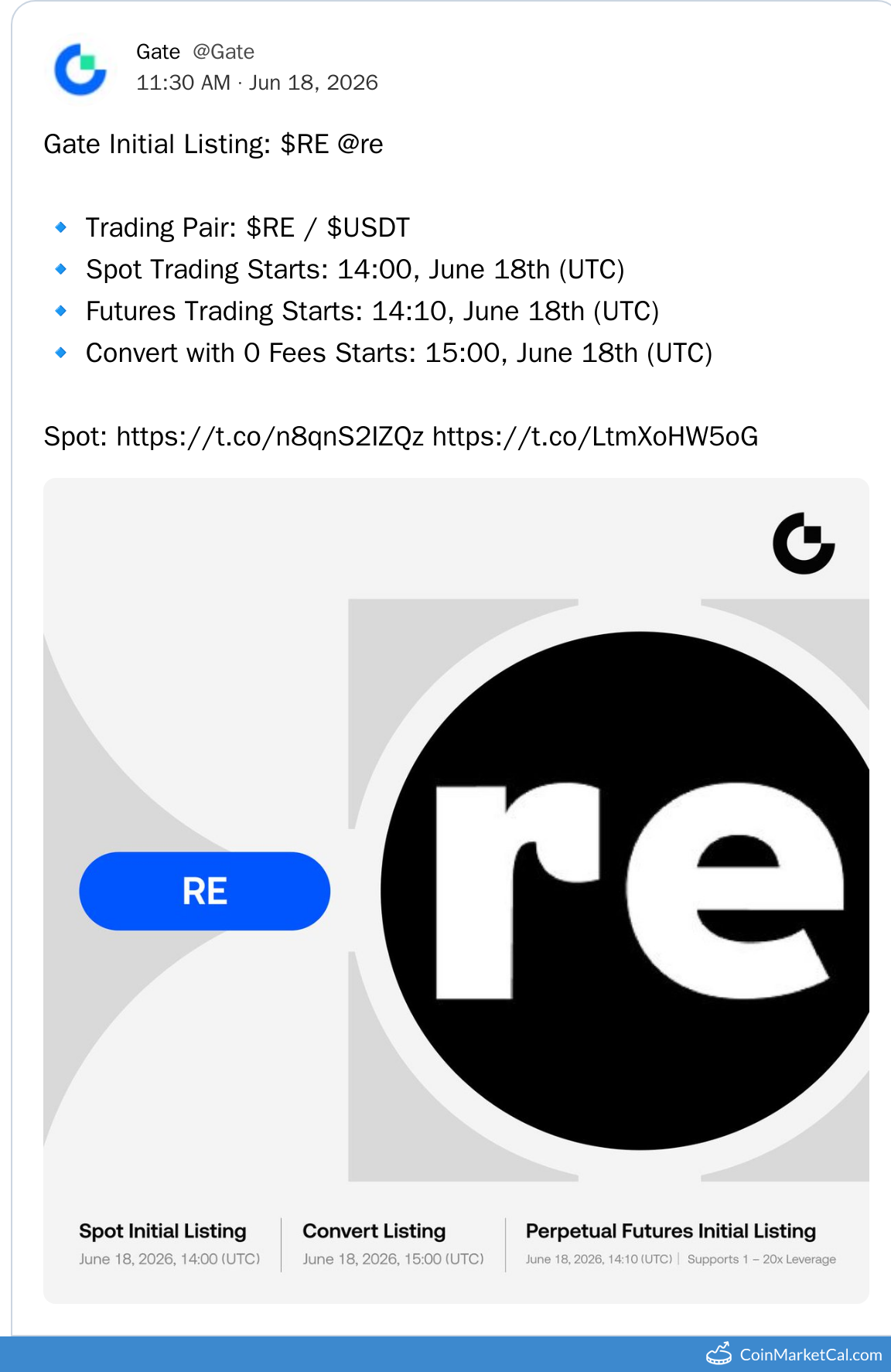 Gate.io Listing